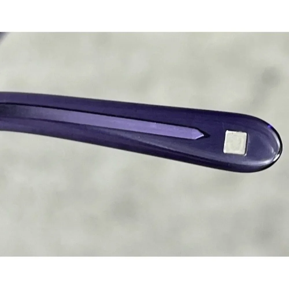 MODO 6524 Clear Purple Square Handmade Women’s Eyeglasses Frames Japan 53-15-142